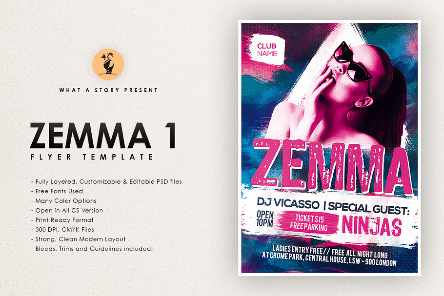 Zemma 1 in Flyer Templates - product preview 8