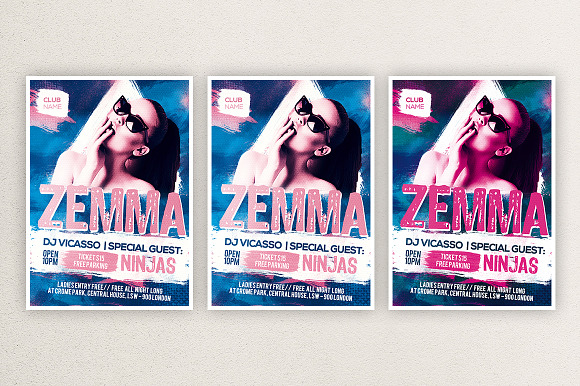 Zemma 1 in Flyer Templates - product preview 1
