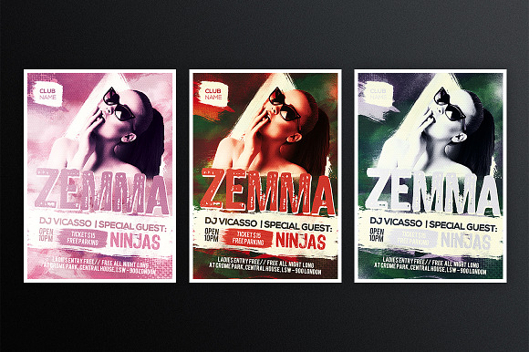 Zemma 1 in Flyer Templates - product preview 2