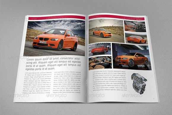 Auto Motor - Automobile Magazine in Magazine Templates - product preview 4