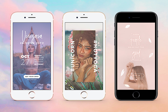 Instagram Stories - Unicorn Yoga Ed in Instagram Templates - product preview 7