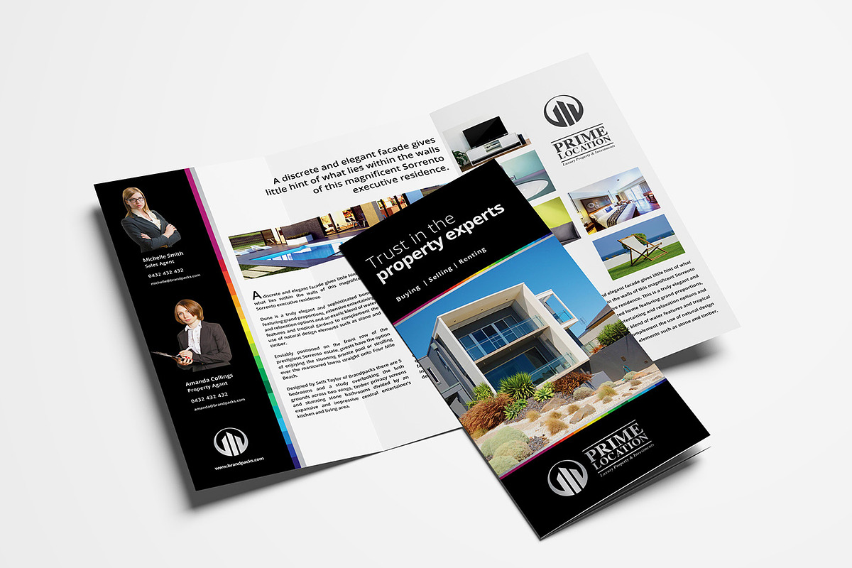 Real Estate Trifold Brochure in Brochure Templates - product preview 8