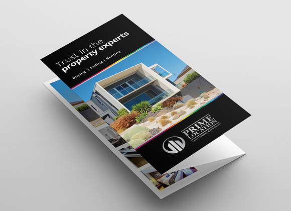 Real Estate Trifold Brochure in Brochure Templates - product preview 2