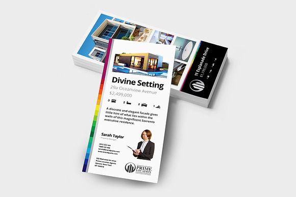 Real Estate DL Card Template in Card Templates - product preview 2
