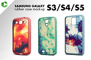 Galaxy S3/S4/S5 rubber case mock-up