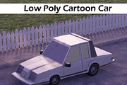 Low Poly Fortnite Cartoon Car