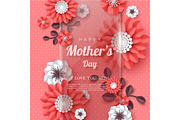 Happy Mother's day greeting card.