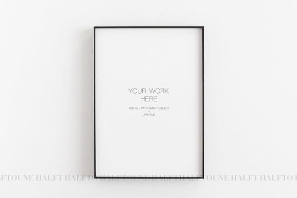 Mockup Frames,Bundle of 6 Thin Frame in Graphics - product preview 1