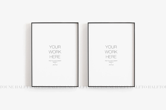 Mockup Frames,Bundle of 6 Thin Frame in Graphics - product preview 7