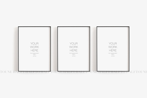 Mockup Frames,Bundle of 6 Thin Frame in Graphics - product preview 9
