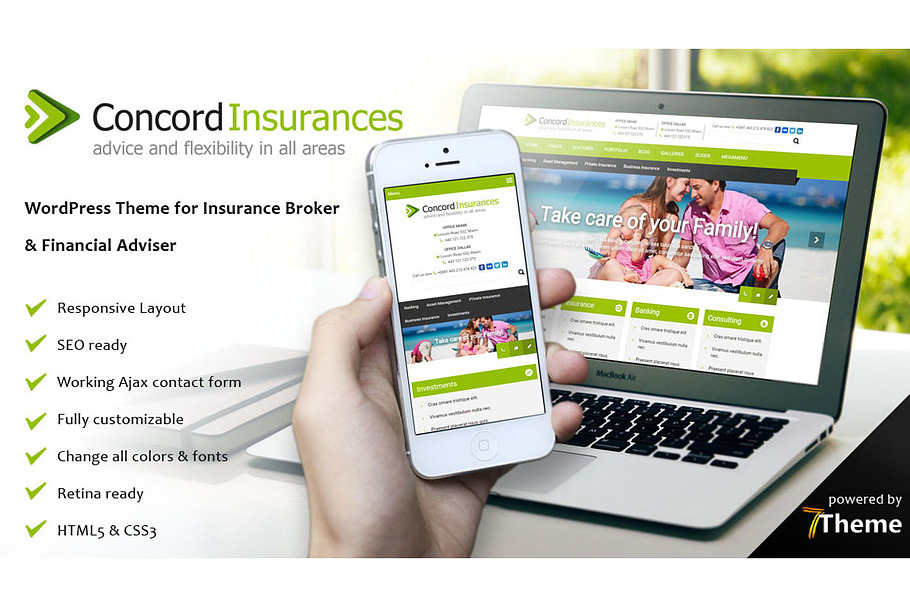 Concord - Financial Services Theme in WordPress Business Themes - product preview 8