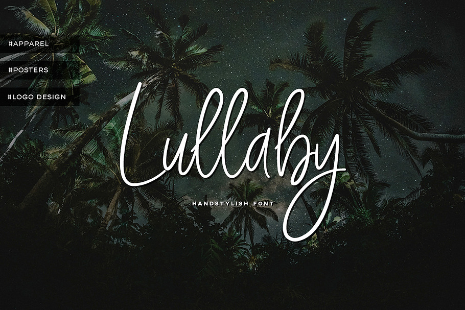 Lullaby Monoline Font in Lettering Fonts - product preview 8