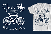 Classic Bike T-Shirt Design