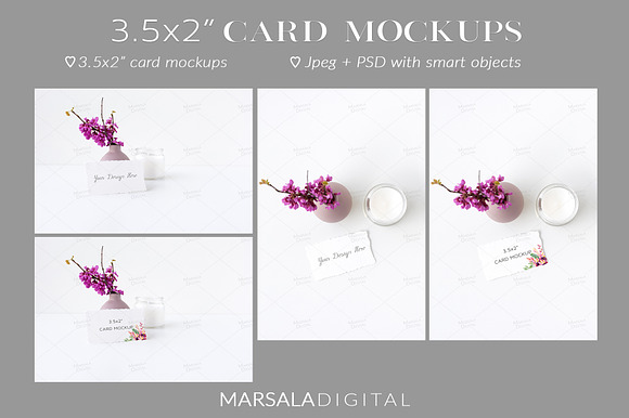 Spring Wedding Mockup Bundle in Print Mockups - product preview 10