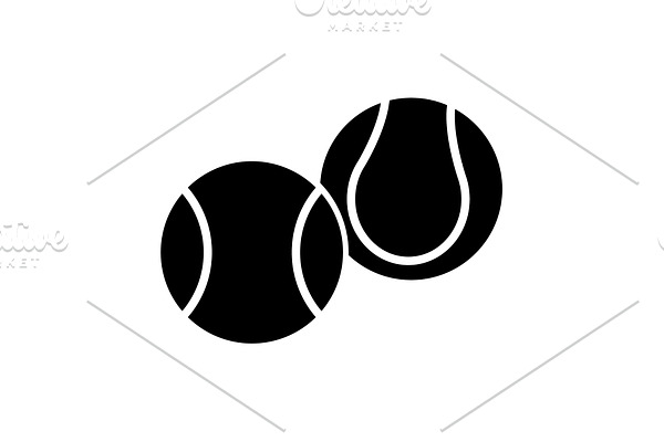 Tennis Ball Icon. vector 