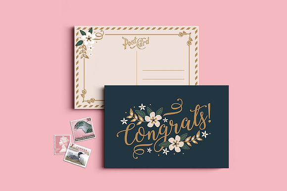 Monaco Greeting Cards in Postcard Templates - product preview 2