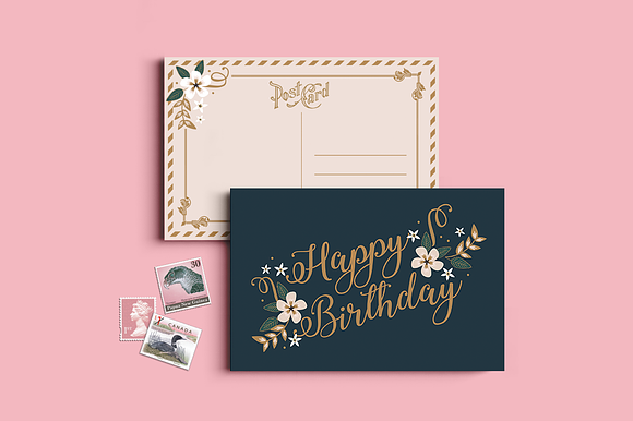Monaco Greeting Cards in Postcard Templates - product preview 3