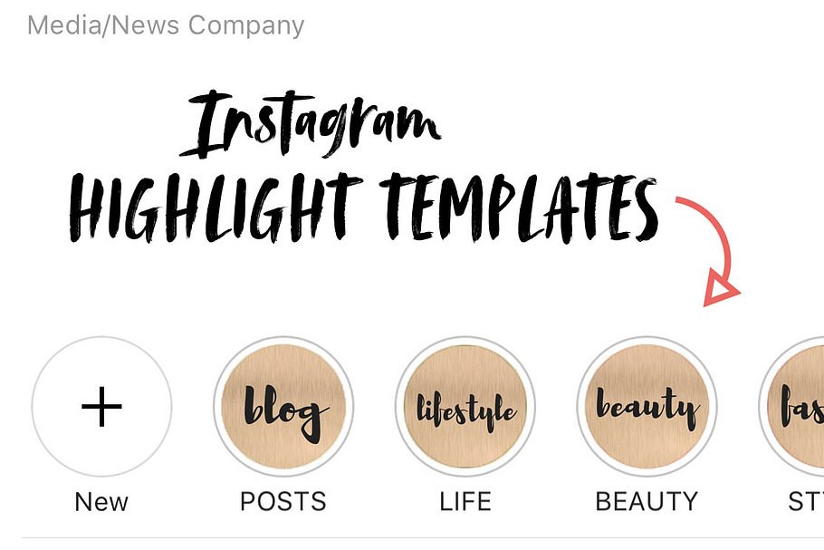 Instagram Story Highlight Templates  in Instagram Templates - product preview 8