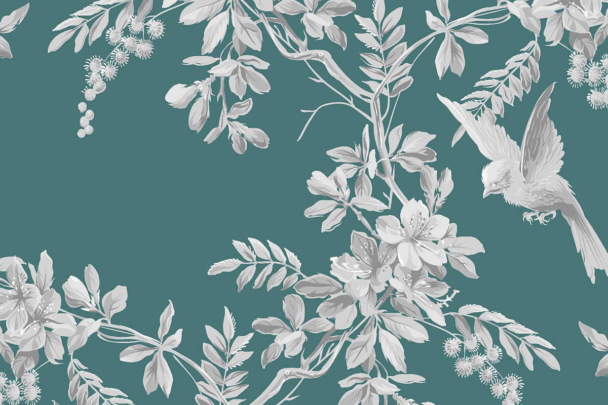 Vintage floral pattern in Patterns - product preview 8