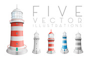 Realistic lighthouses