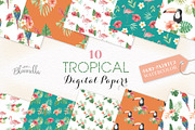 Tropical Seamless Patterns Exotic 