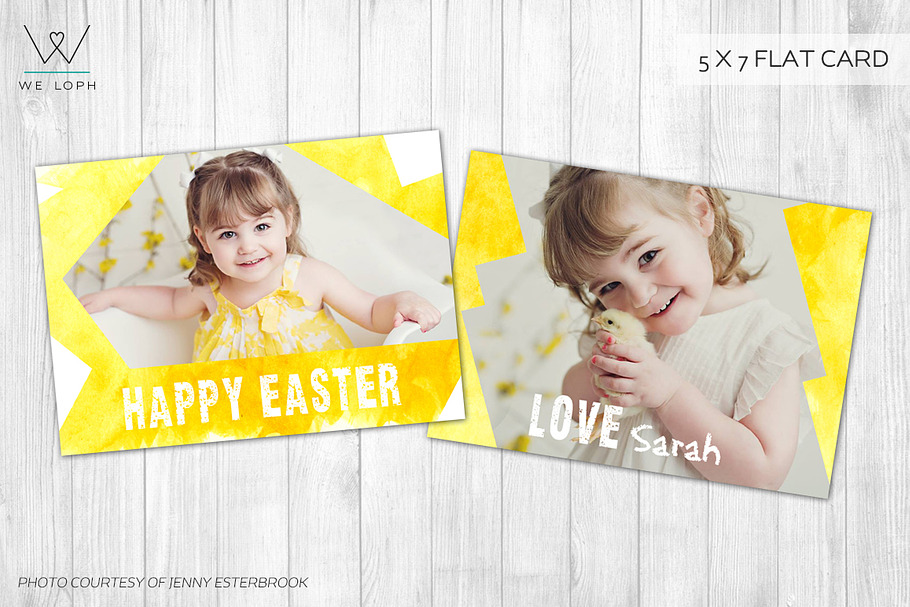 Happy Easter Card Template in Card Templates - product preview 8