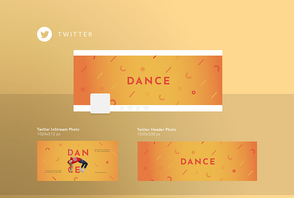 Social Media Pack | Dancing School in Social Media Templates - product preview 3