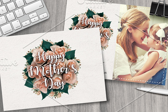 Mother's Day Card Template in Postcard Templates - product preview 1