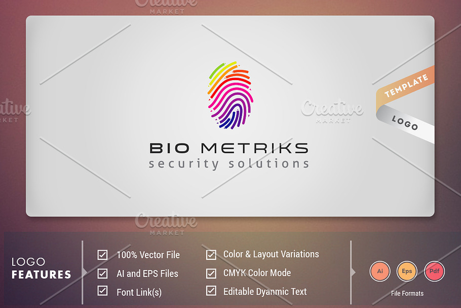 BioMetriks - Logo Template