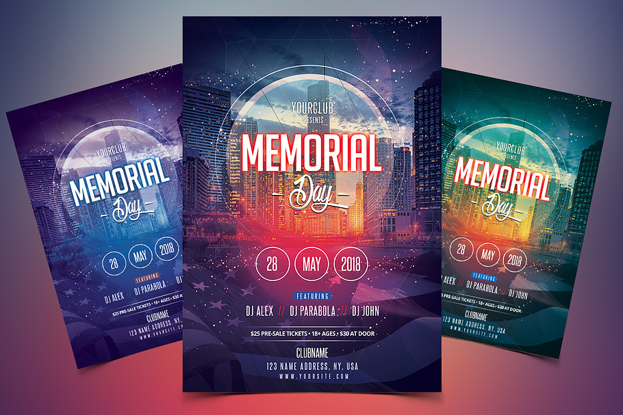 Memorial Day - PSD Flyer Template in Flyer Templates - product preview 8