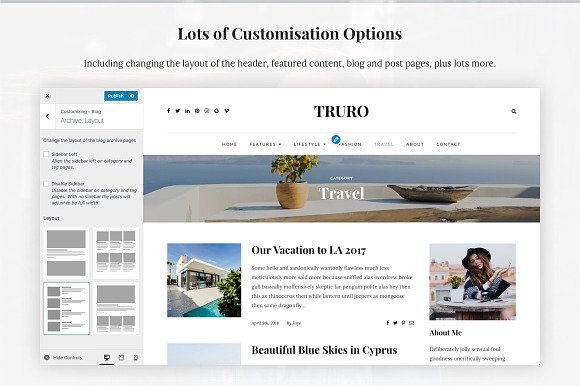 Truro - Bold WP Blogging Theme in WordPress Blog Themes - product preview 3
