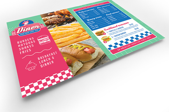 American Diner Flyer Template in Flyer Templates - product preview 1