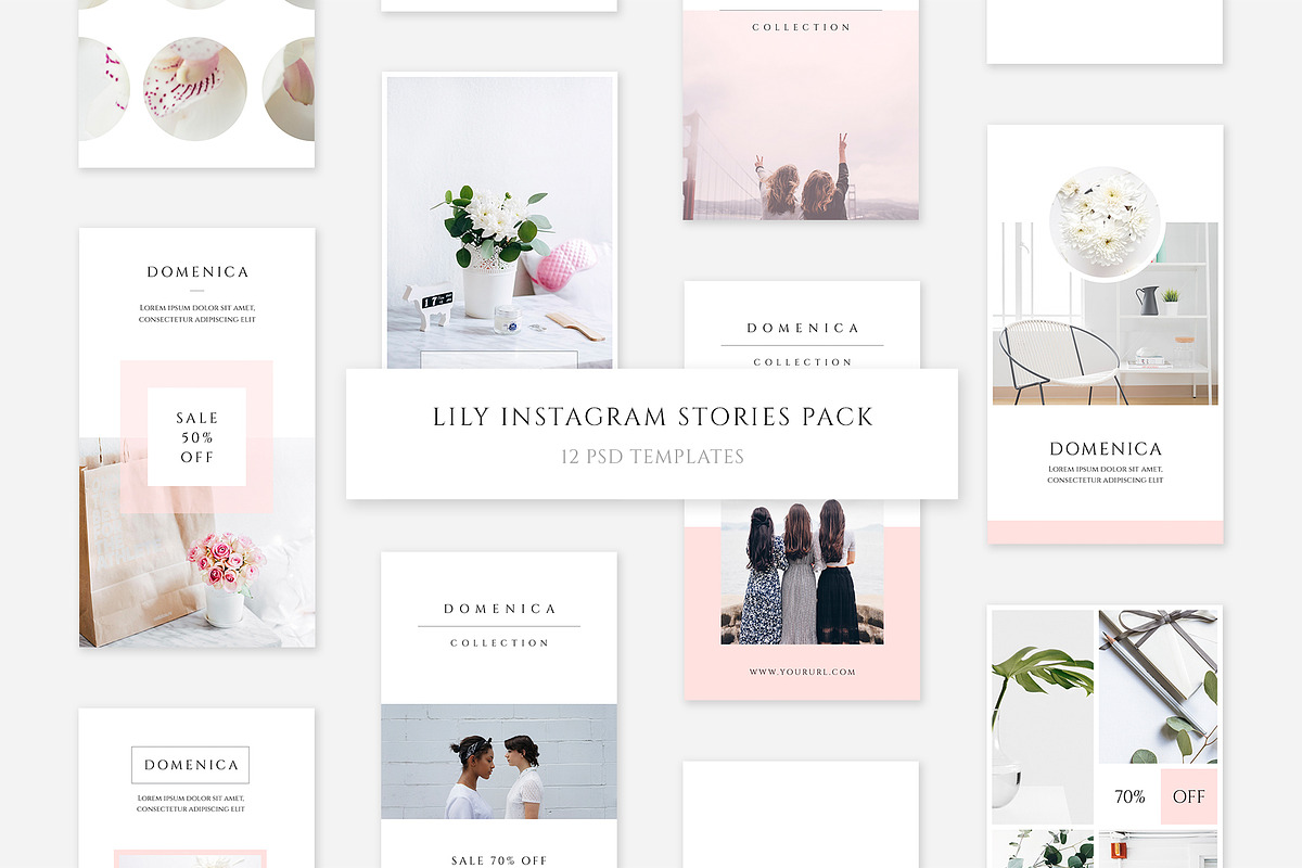 Lily Instagram Stories Pack in Instagram Templates - product preview 8