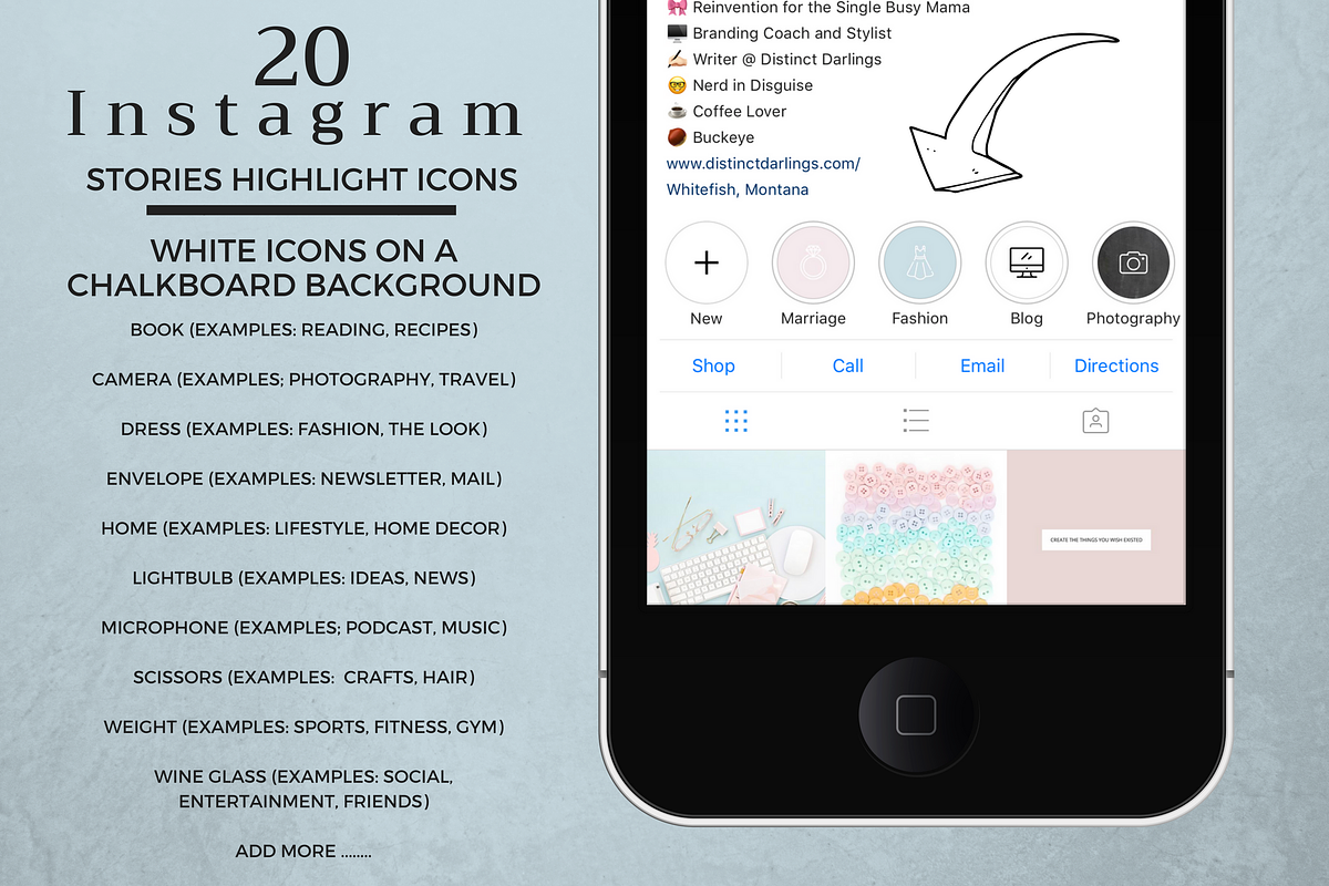 20 Instagram Story Highlight Icons in Instagram Templates - product preview 8