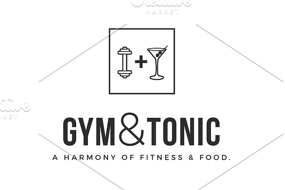 Gym / Fitness / Health / Food Logo in Logo Templates - product preview 1
