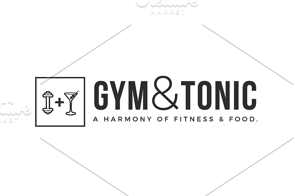 Gym / Fitness / Health / Food Logo in Logo Templates - product preview 2