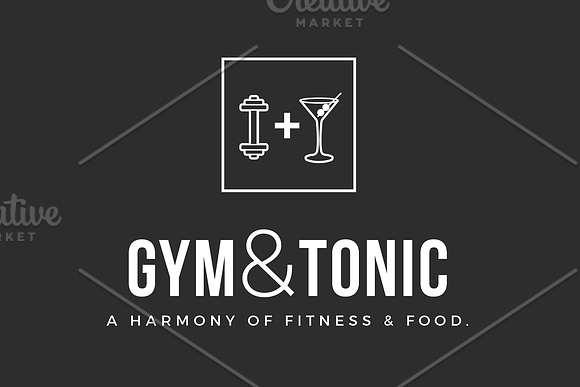 Gym / Fitness / Health / Food Logo in Logo Templates - product preview 3