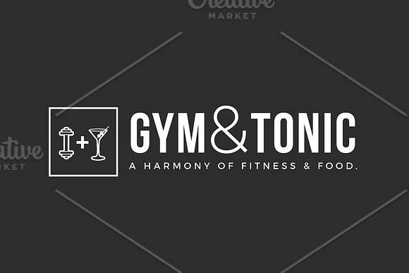 Gym / Fitness / Health / Food Logo in Logo Templates - product preview 4
