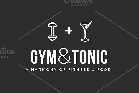 Gym / Fitness / Health / Food Logo in Logo Templates - product preview 5
