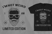 Hipster Vintage T-shirt Design
