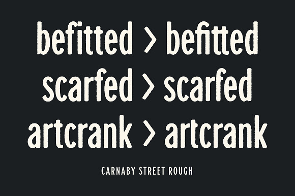 Carnaby Street in Sans-Serif Fonts - product preview 9