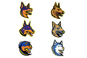 Guard Dogs Mascot Collection Set