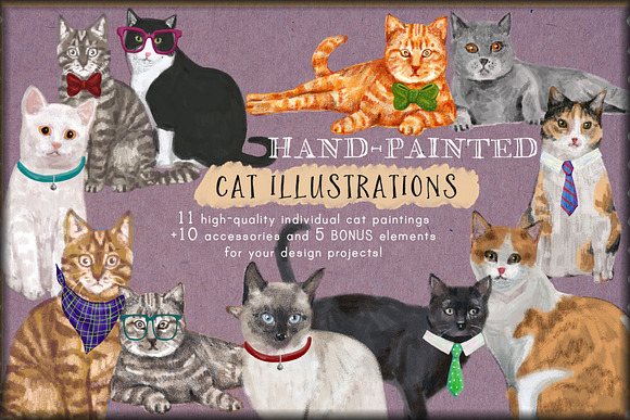Dogs & Cats Art Bundle (20% Off!) in Illustrations - product preview 8