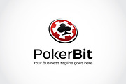 Poker Bit Logo Template
