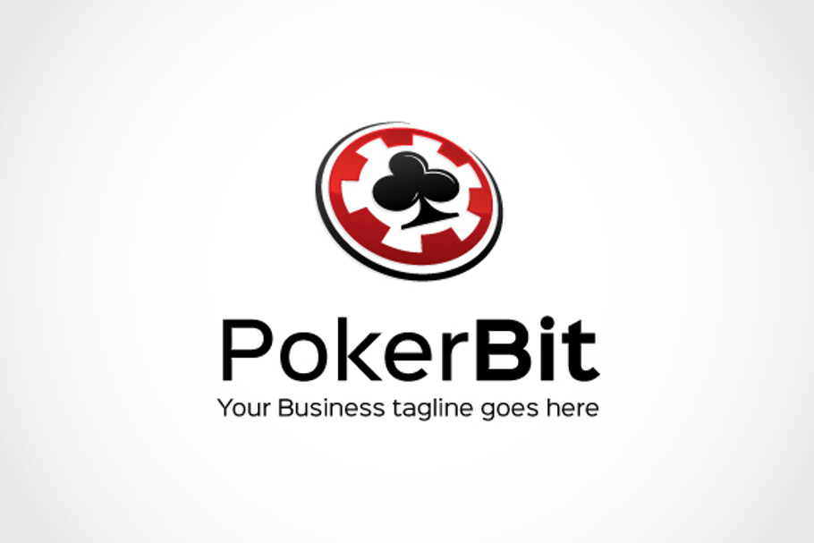 Poker Bit Logo Template