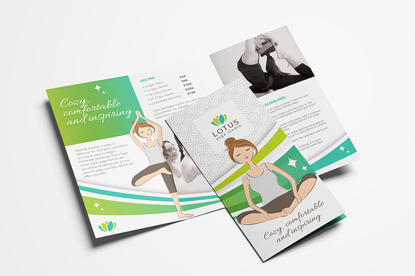 Yoga Studio Brochure Template