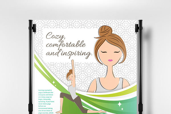 A3 Yoga Studio Poster Template
