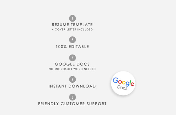 Google Doc Resume Template in Resume Templates - product preview 5