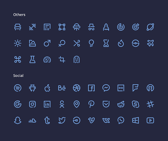 Unicons Icon Set - 200 line icons in Simple Line Icons - product preview 4