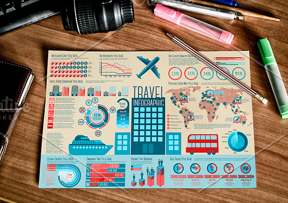 Travel Infographics in Illustrations - product preview 1